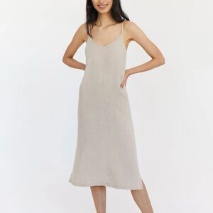 Bed Threads Oatmeal Flax Linen Dress